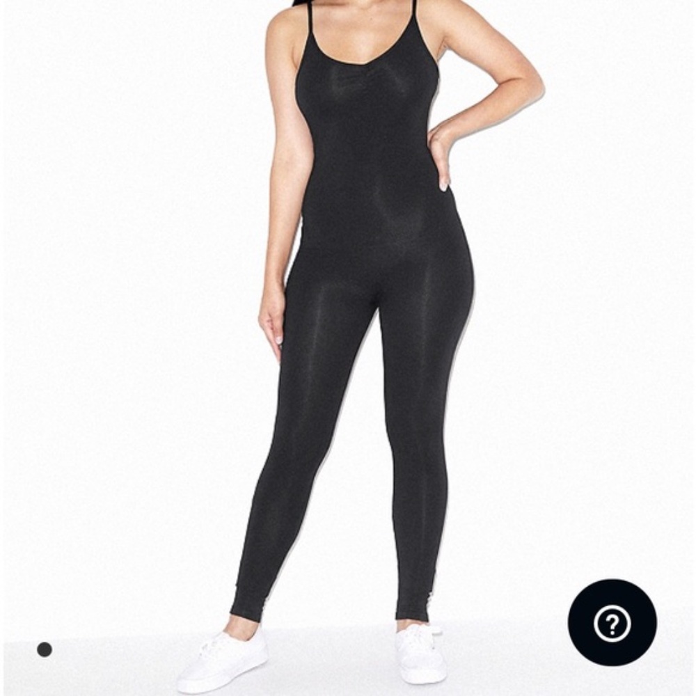 American Apparel Black Jumpsuit